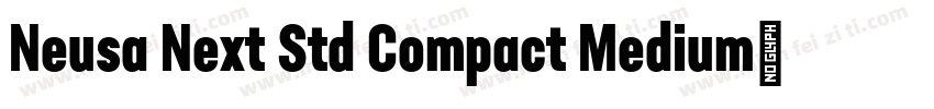 Neusa Next Std Compact Medium字体转换